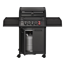Gasgrill 'Monroe Pro3SIK Turbo Shadow' schwarz 143,5 x 118,5 x 58 cm