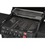 Gasgrill 'Monroe Pro3SIK Turbo Shadow' schwarz 143,5 x 118,5 x 58 cm