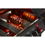 Gasgrill 'Monroe Pro3SIK Turbo Shadow' schwarz 143,5 x 118,5 x 58 cm