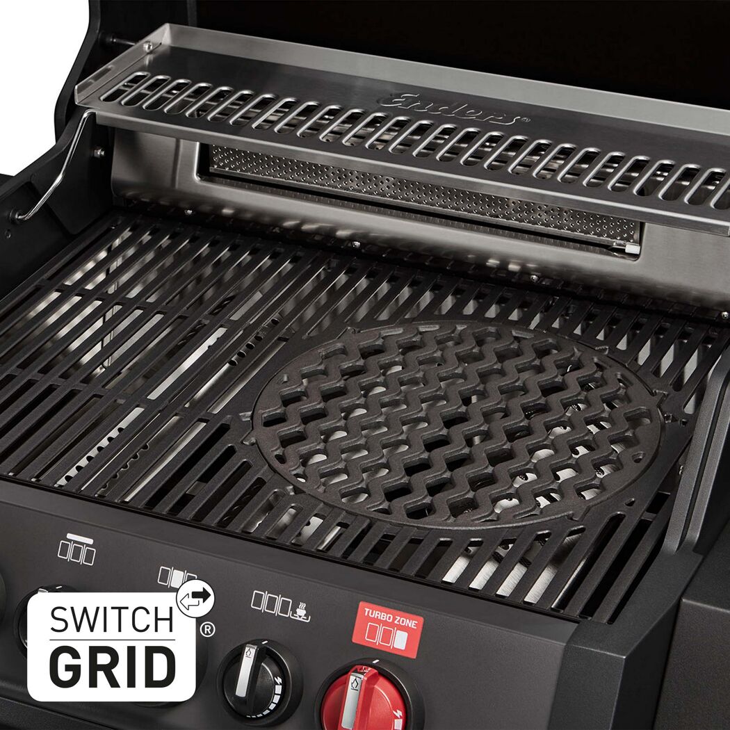 Gasgrill mit Gusseisenrost