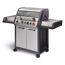 Gasgrill mit vier Brennern und Deckelthermometer