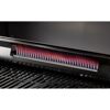 Gasgrill mit blauen Flammen