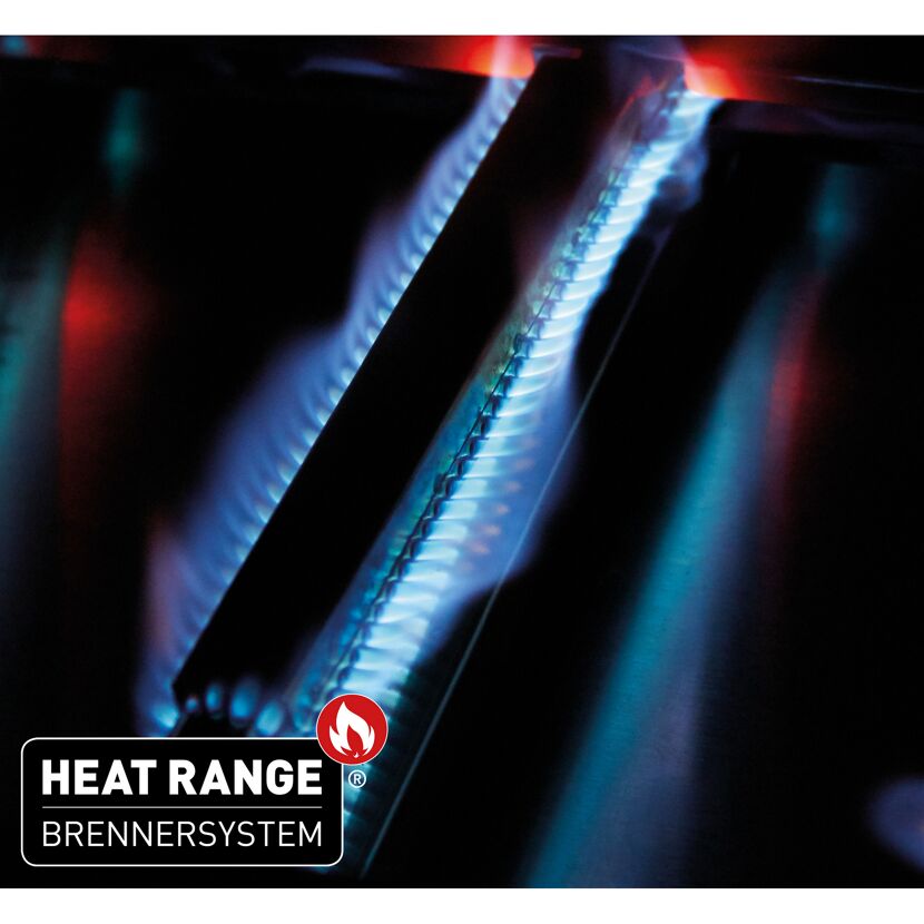 Blaue Gasflamme eines Gasbrenners