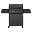 Gasgrill 'Monroe Pro4SIK Turbo Shadow' schwarz 153,5 x 118,5 x 58 cm
