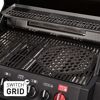 Gasgrill 'Monroe Pro4SIK Turbo Shadow' schwarz 153,5 x 118,5 x 58 cm