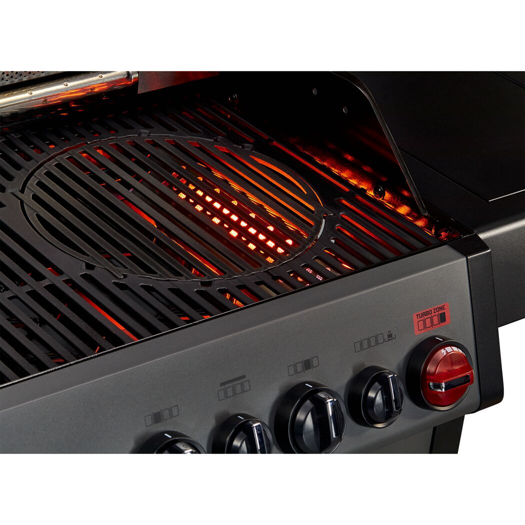 Gasgrill 'Hyde 4 SIKR Turbo' schwarz, grau 135,5 x 117 x 56 cm
