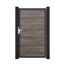 Einzeltor 'BasicLine' Universal DIN dark oak/anthrazit 100 x 180 cm