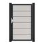 Einzeltor 'BasicLine Premium' Universal DIN weiß/anthrazit 100 x 180 cm