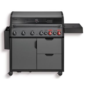 Gasgrill 'Hyde 6 SIKR Turbo' schwarz 168 x 117 x 56 cm