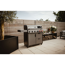 Gasgrill 'Hyde 6 SIKR Turbo' schwarz 168 x 117 x 56 cm