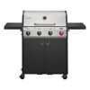 Gasgrill 'Chicago Next 4 R Turbo' schwarz, silber 134,5 x 108 x 51 cm