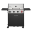 Gasgrill 'Chicago Next 4 R Turbo' schwarz, silber 134,5 x 108 x 51 cm
