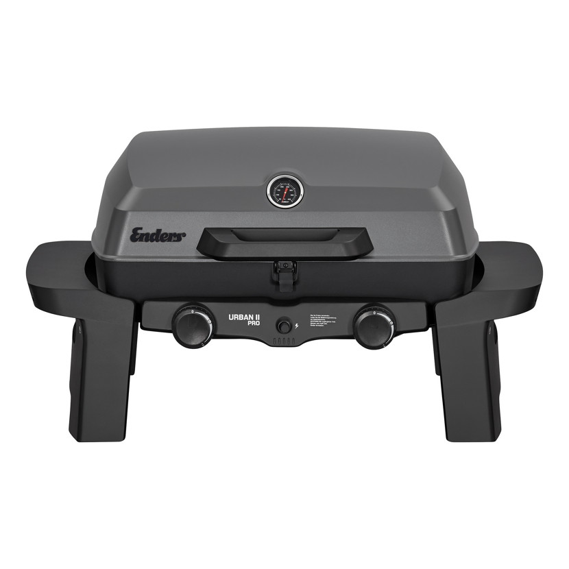 Gasgrill mit Deckelthermometer
