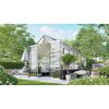 Gewächshaus mit Lounge-Bereich im Garten