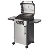 Gasgrill mit geöffnetem Deckel