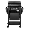 Schwarzer Enders Gasgrill mit Rollen