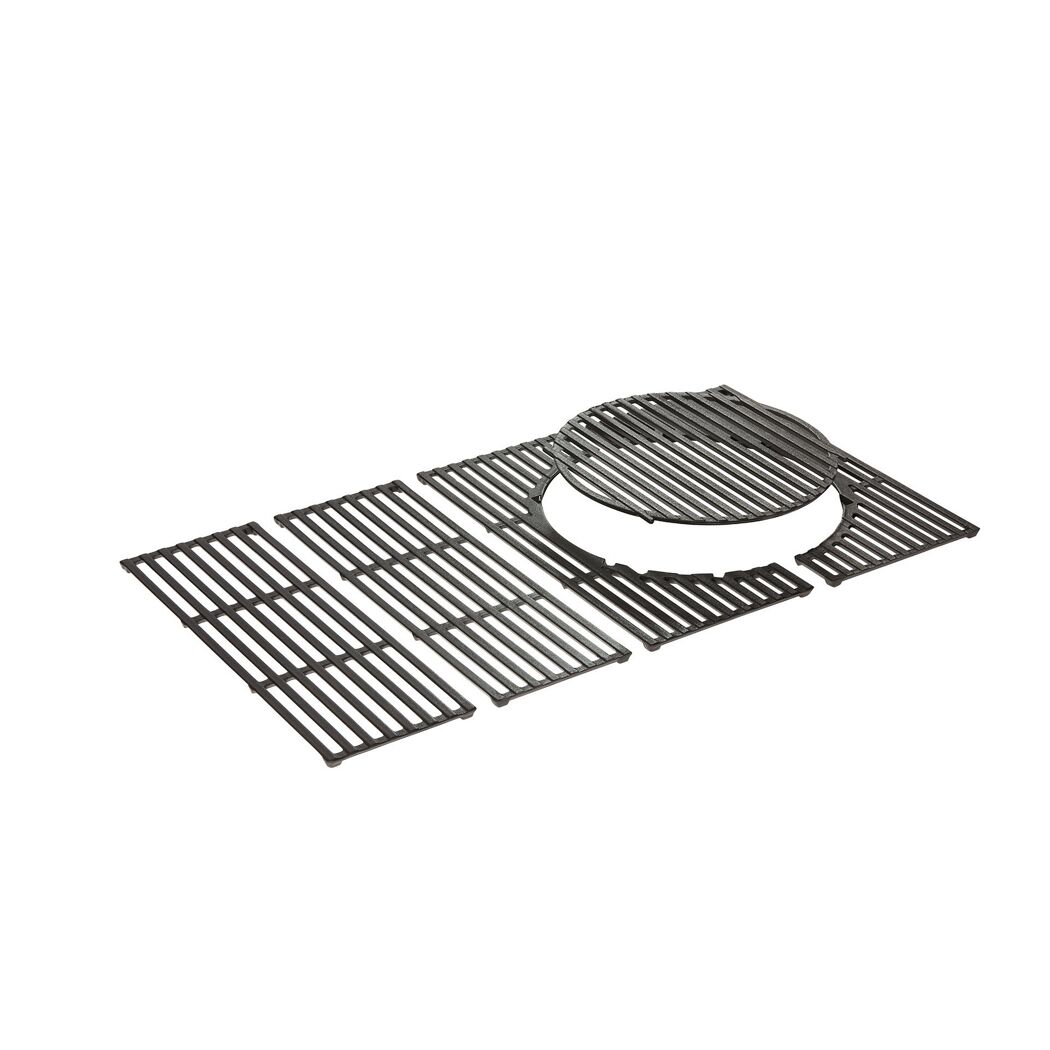 Grillrostsystem mit vier Teilen