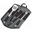Grillbesteck-Set 'Premium' Edelstahl 3-teilig