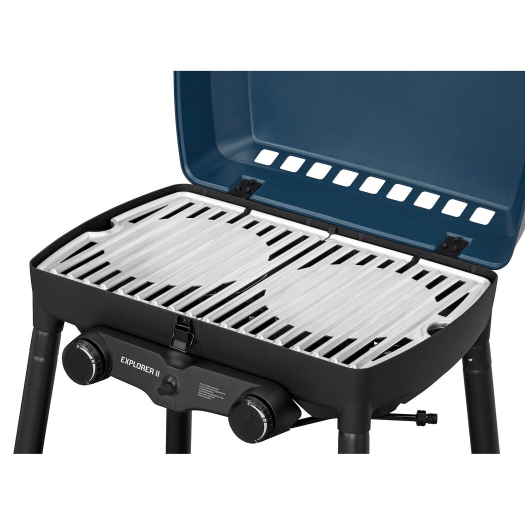 Offener Gasgrill mit Grillrost
