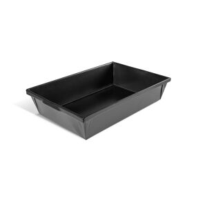 Pflanzwanne Massiv galvanisiert schwarz