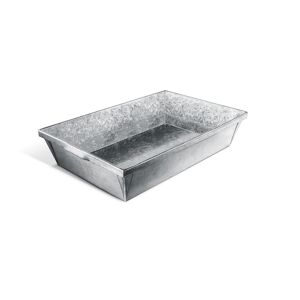 Pflanzwanne Massiv galvanisiert Alu