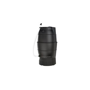 Regentonne schwarz 170 l mit Unterbau