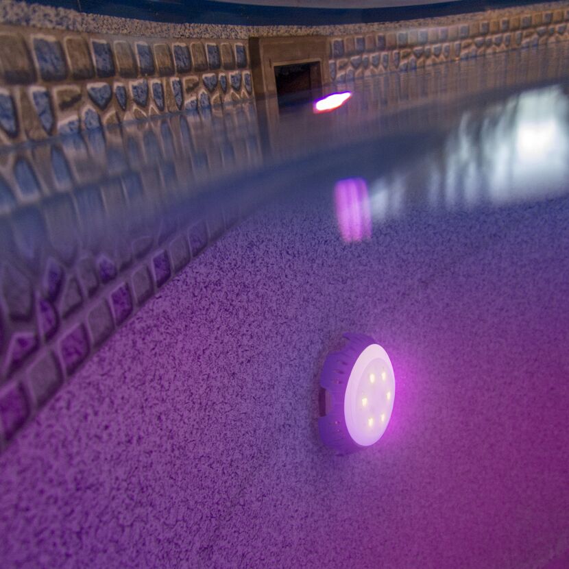 Poolbeleuchtung mit LED Ø 16 x 10 cm