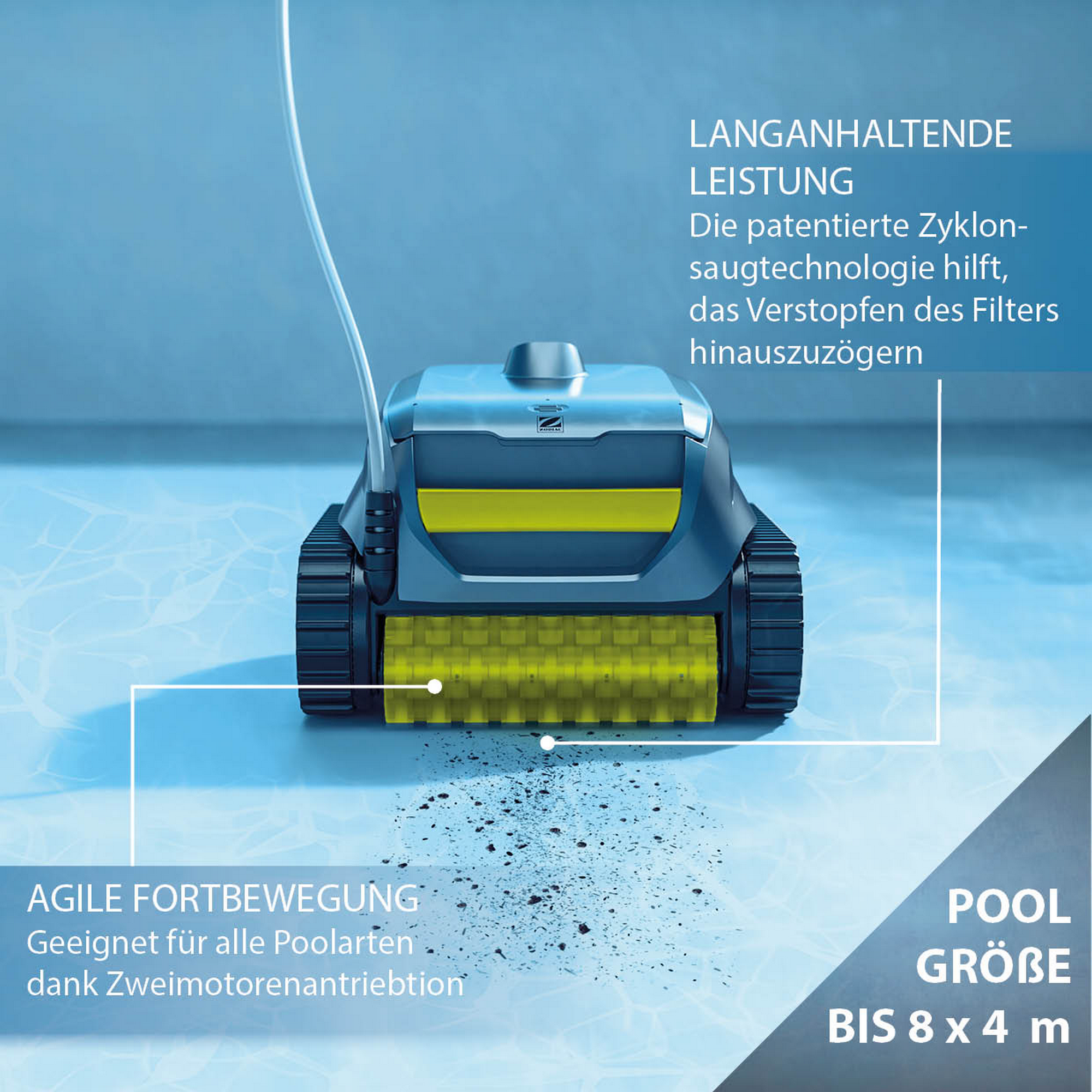 Poolroboter 'SWY3520' 40 x 30 x 43 cm