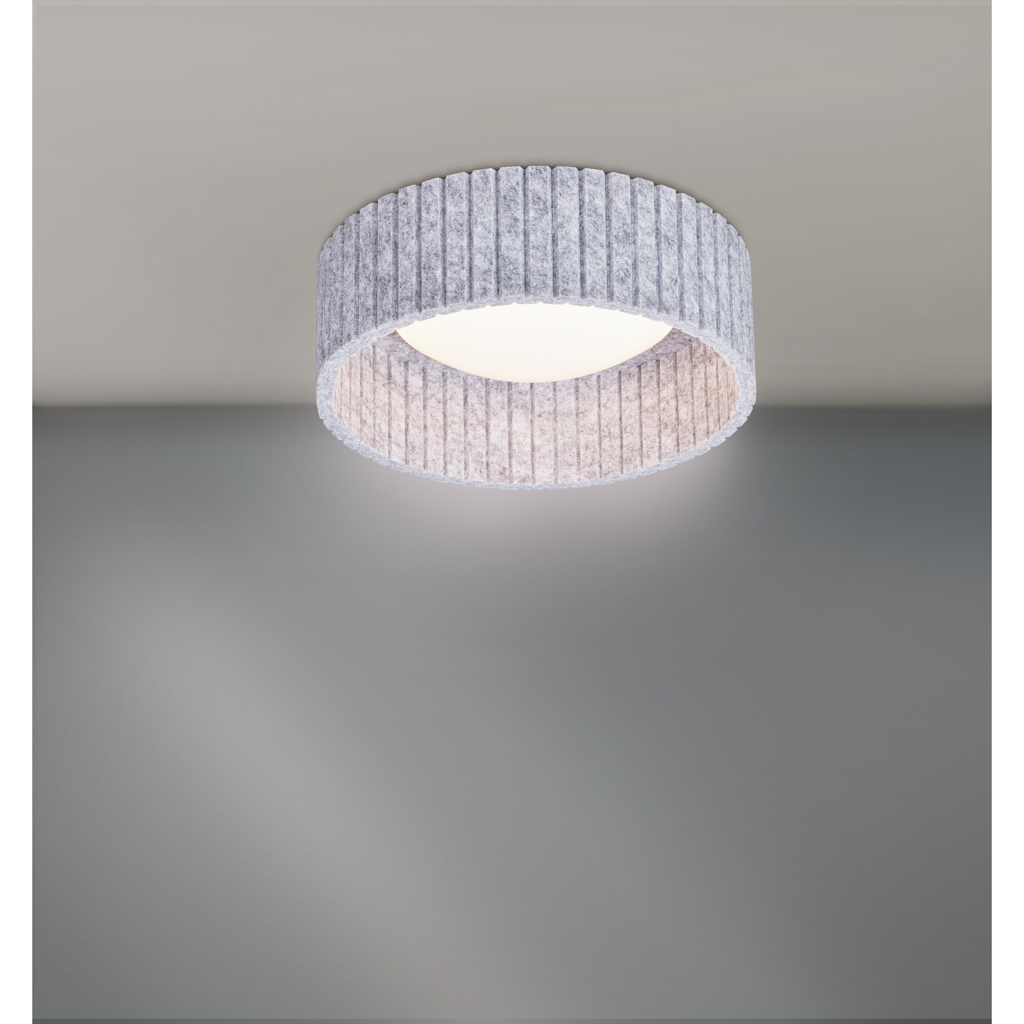 Deckenleuchte 'Julie' grau 19 W Ø 30 x 10 cm