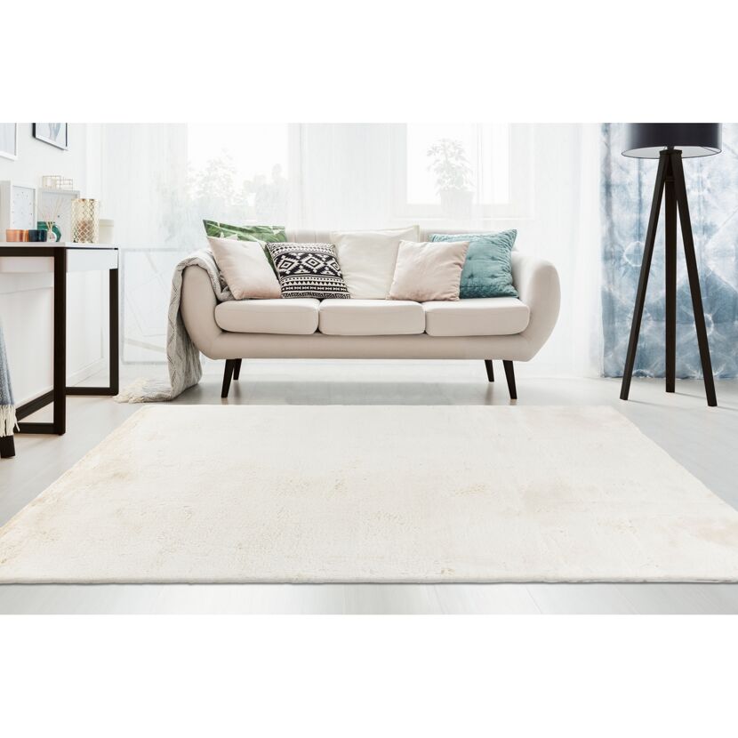 Kunstfell-Teppich 'Emotion' creme 120 x 170 cm