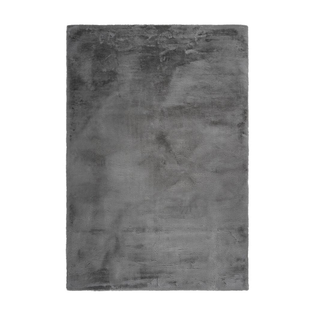 Kunstfell-Teppich 'Emotion' grau 120 x 170 cm