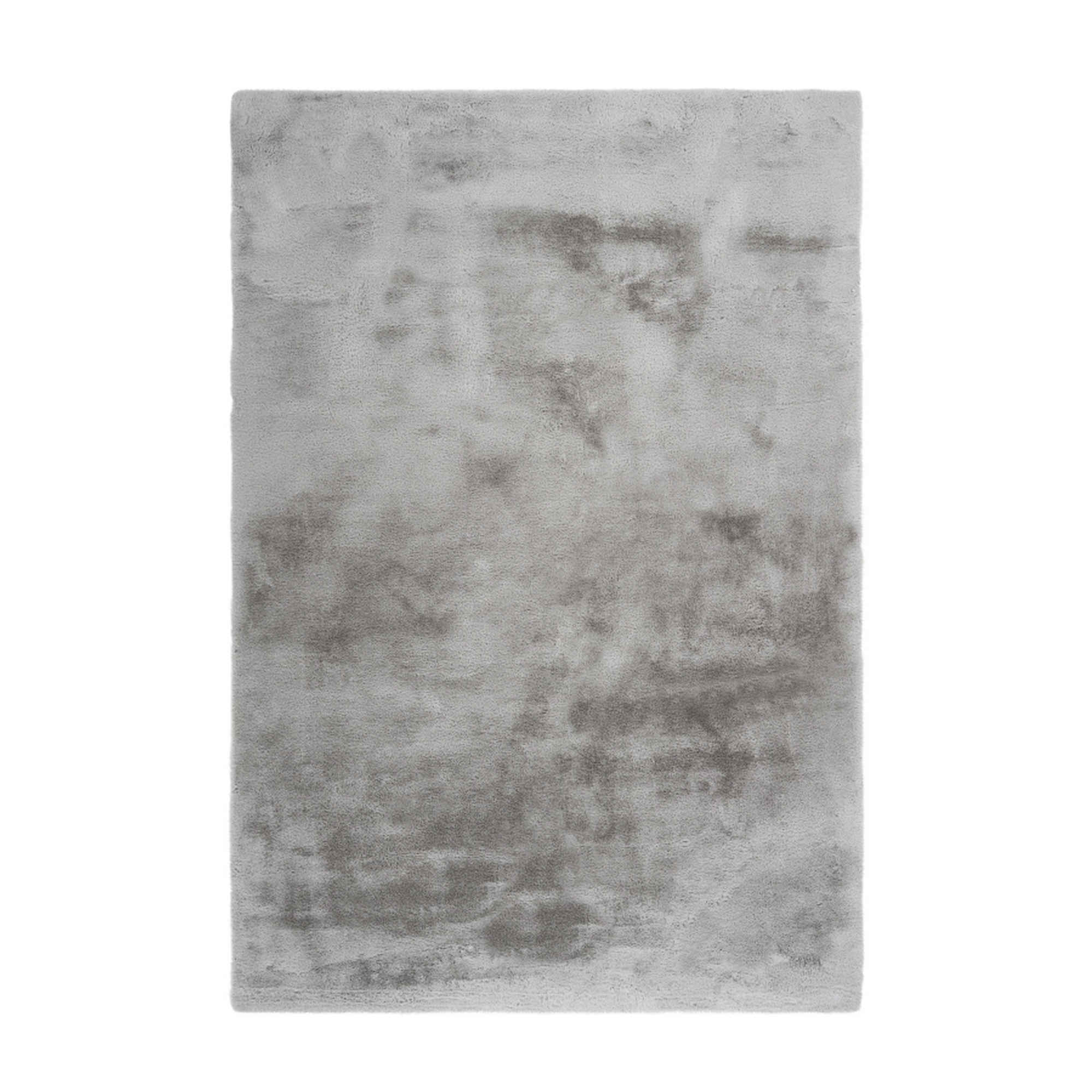 Kunstfell-Teppich 'Emotion' silbern 80 x 150 cm