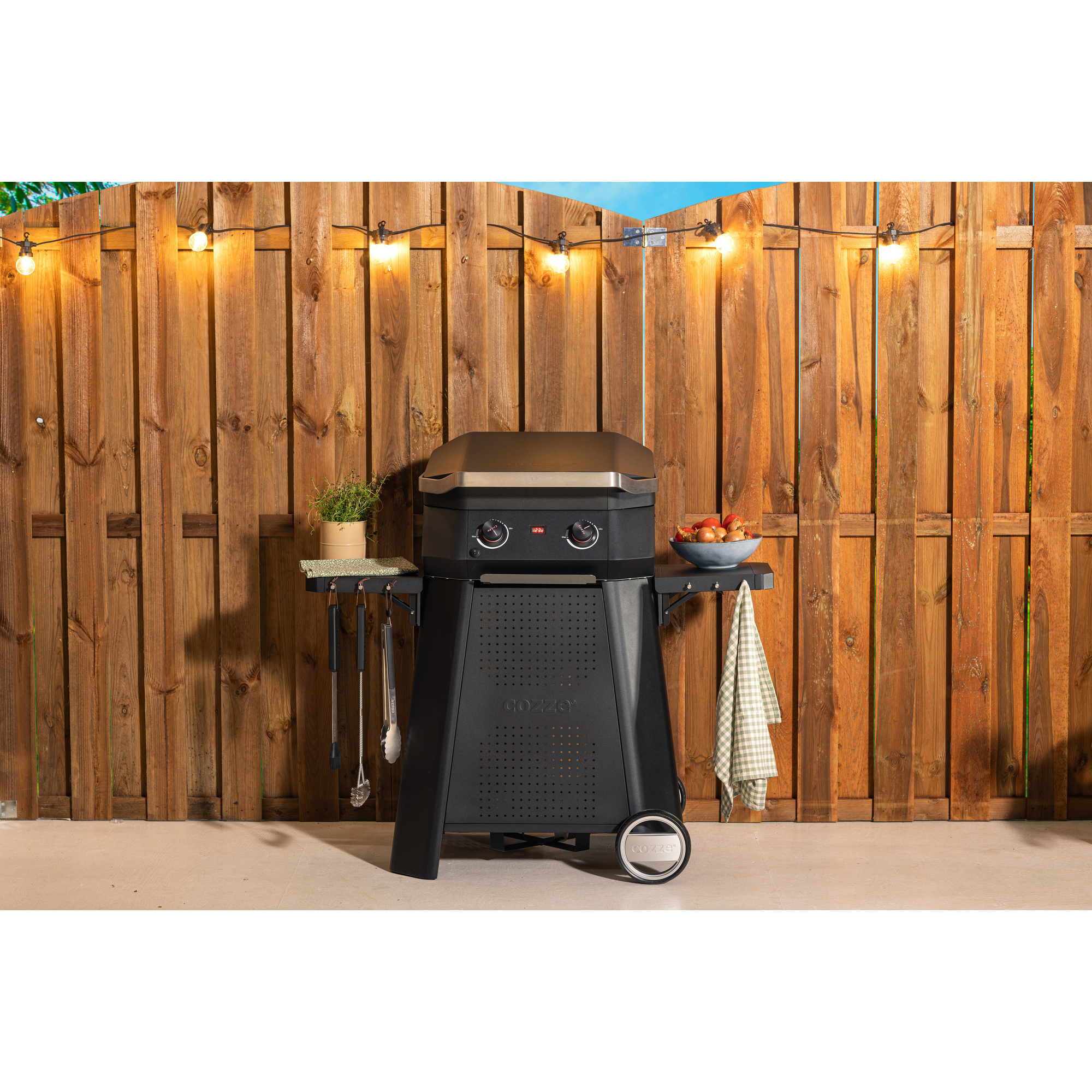 Elektrogrill 'E-500' schwarz 230 V, 2100 W 58,9 x 37,8 x 39 cm + product picture