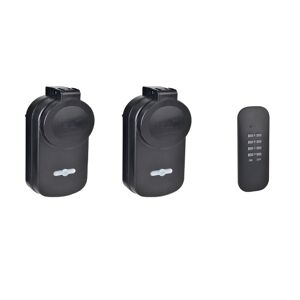 Funksteckdosenadapter-Set 3-teilig