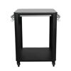 Gartentisch ausziehbar Stahl 83 x 83 x 63,5/93,5 cm