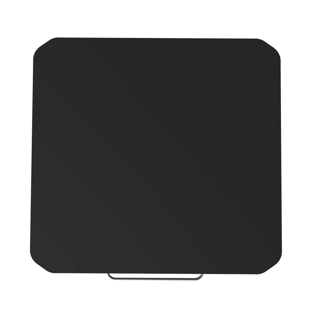 Tisch schwarz 124 x 83 x 60 cm