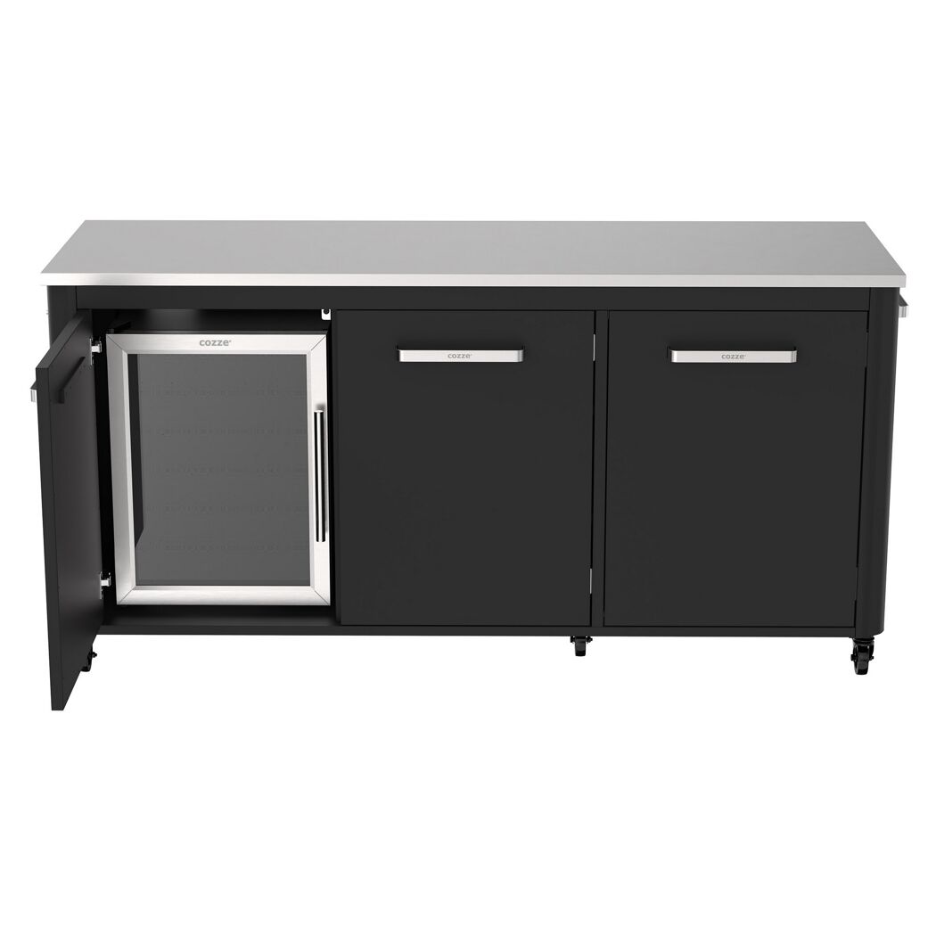 Kühlschrank schwarz 60 l