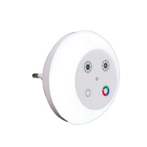 LED-Nachtlicht weiß Ø 8 cm, mit Farbwechsler