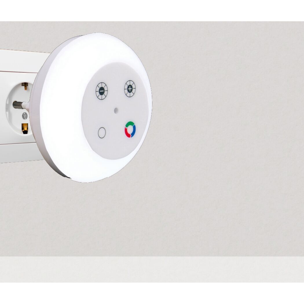 LED-Nachtlicht dimmbar 1 W Farbwechsler Ø 8 cm