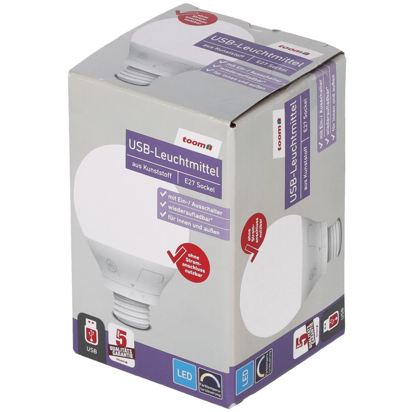 LED-Leuchtmittel Globe matt E27 1,7 W warmweiß bis tageslichtweiß