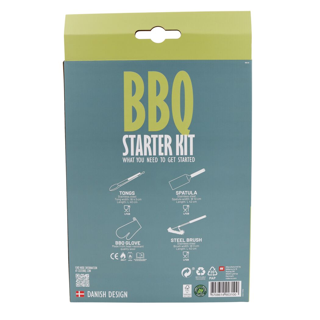 Grillbesteck-Set 4-teilig