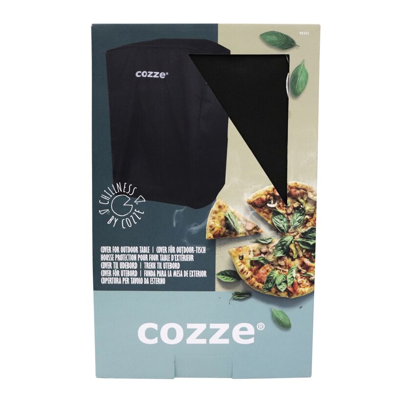 Abdeckung für Pizzaofen oder Planchagrill schwarz 225 x 86 x 360 cm