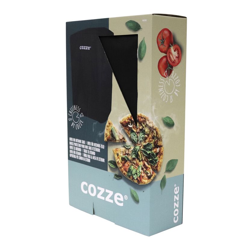 Abdeckung für Pizzaofen oder Planchagrill schwarz 225 x 86 x 360 cm