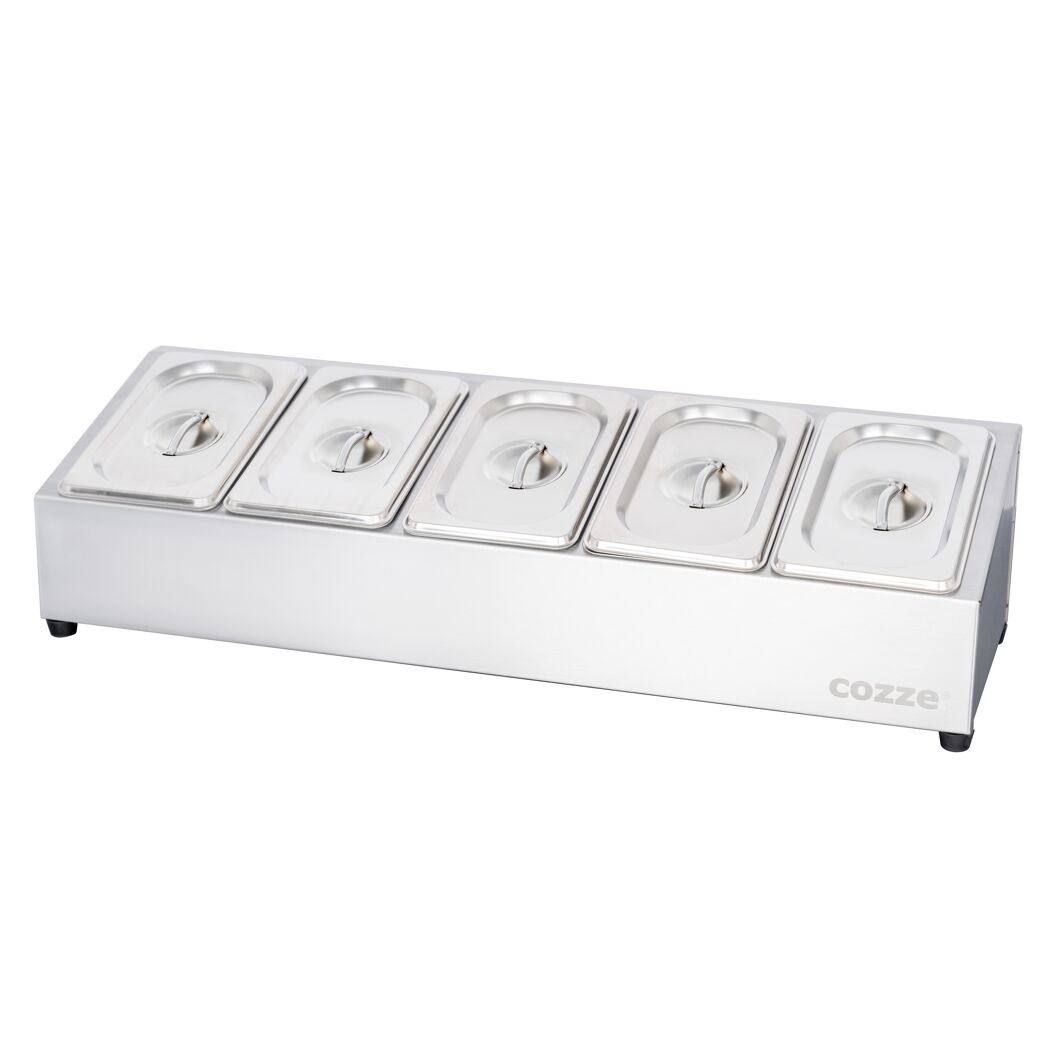 Topping-Station Edelstahl 60 x 19,7 x 15 cm