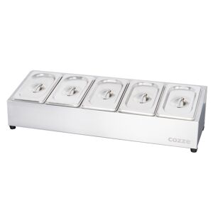 Topping-Station Edelstahl 60 x 19,7 x 15 cm