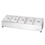 Topping-Station Edelstahl 60 x 19,7 x 15 cm