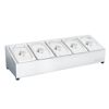 Topping-Station Edelstahl 60 x 19,7 x 15 cm