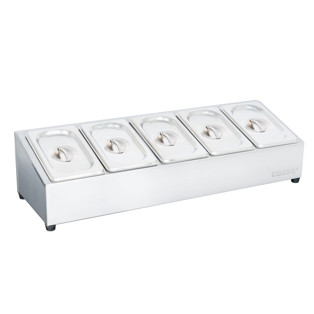 Topping-Station Edelstahl 60 x 19,7 x 15 cm