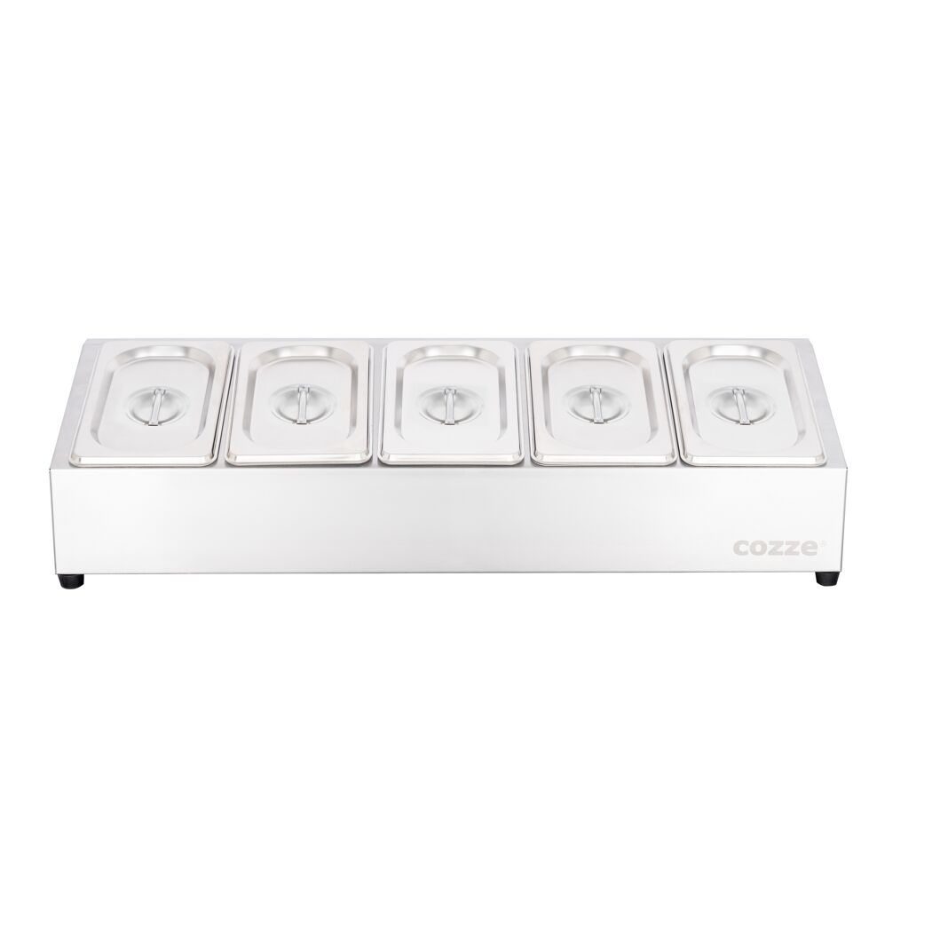 Topping-Station Edelstahl 60 x 19,7 x 15 cm