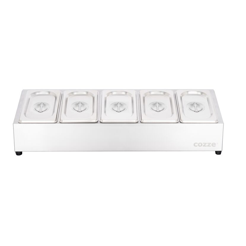 Topping-Station Edelstahl 60 x 19,7 x 15 cm
